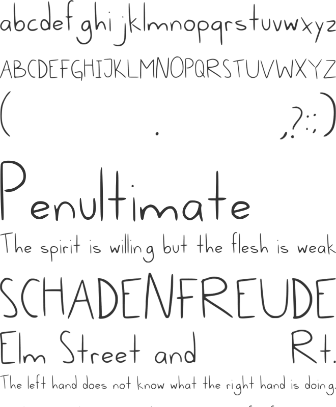 Nam Nam Basichand font preview