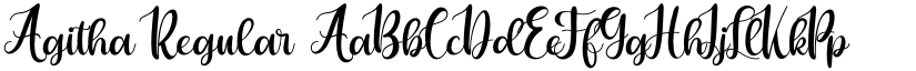Agitha font download