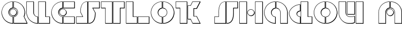 Questlok Shadow font