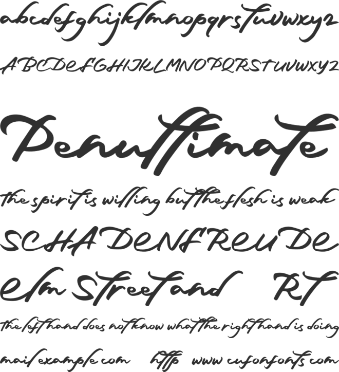 Dethars FREE font preview