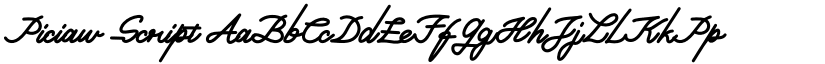 Piciaw Script font