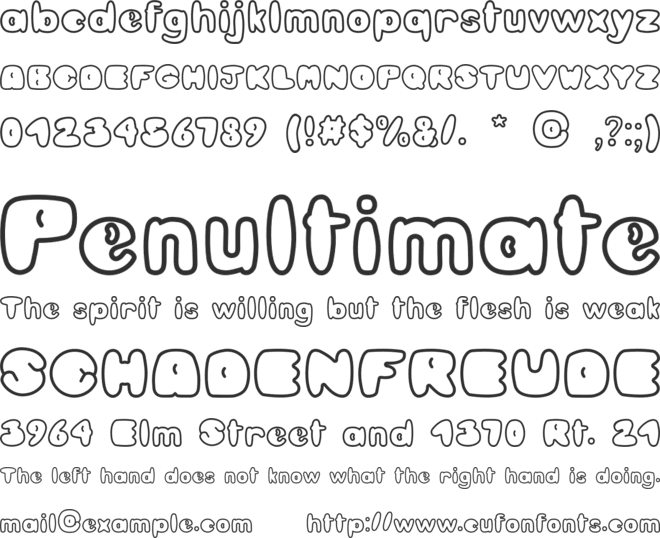 Cookies Lover font preview
