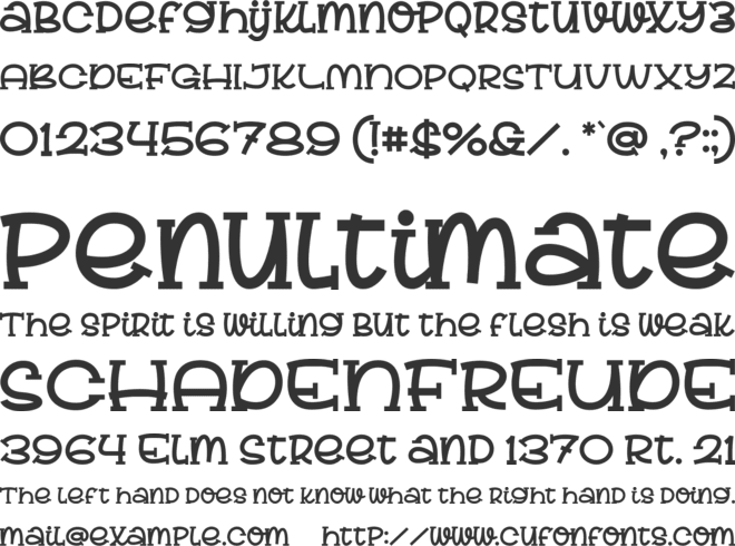 Brendy Berly font preview