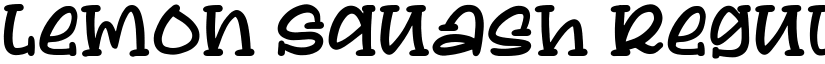 Lemon Squash Regular font