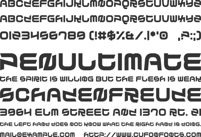 Splendid Confusion font preview
