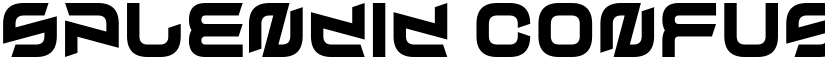 Splendid Confusion Regular font