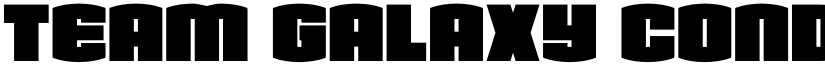 Team Galaxy Condensed Regular font
