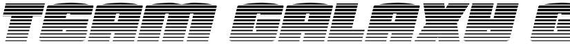 Team Galaxy Gradient 2 Italic Regular font