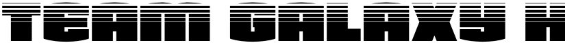 Team Galaxy Halftone Regular font