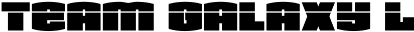 Team Galaxy Laser Regular font