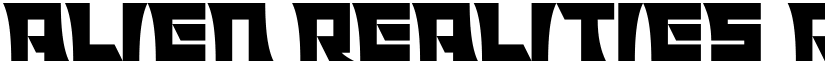 Alien Realities Regular font