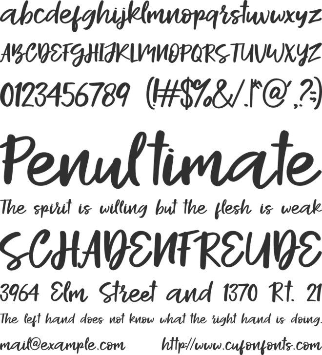 Hello Lovely - Personal Use font preview