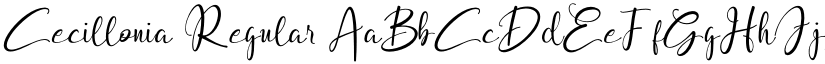 Cecillonia Regular font