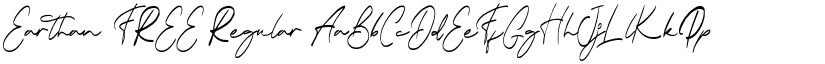 Earthan FREE Regular font