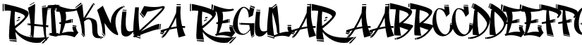 Rhieknuza Regular font