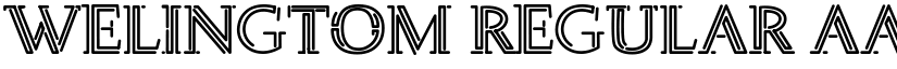 Welingtom Regular font