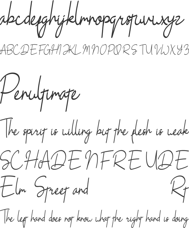 Black Pink font preview