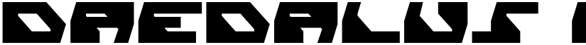 Daedalus font