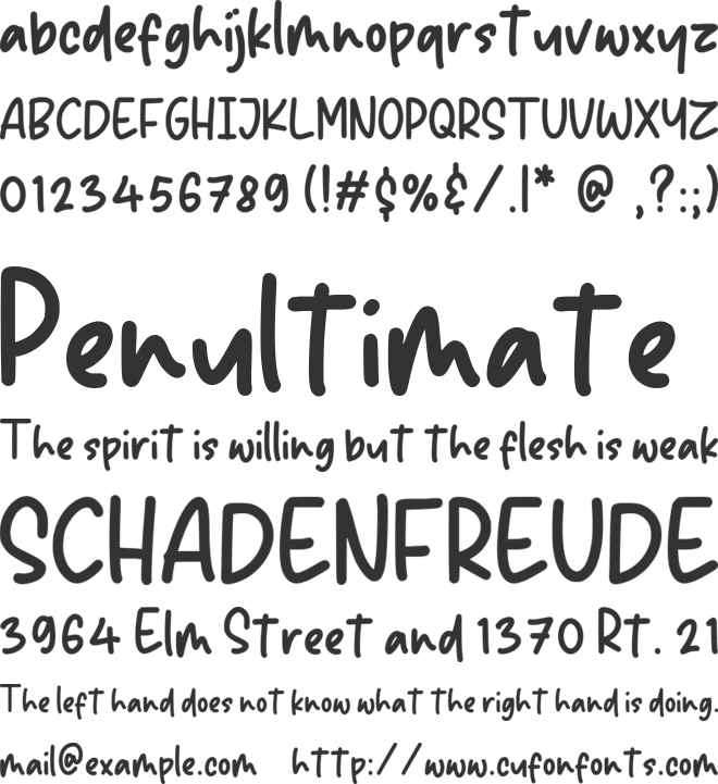 Sparkle Dream font preview