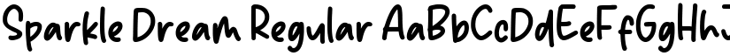 Sparkle Dream Regular font