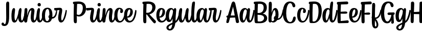 Junior Prince Regular font