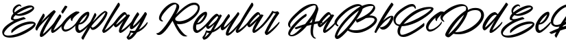 Eniceplay Regular font