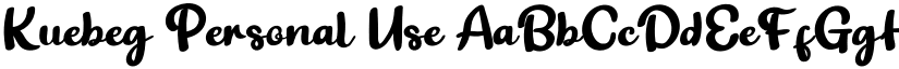 Kuebeg font download