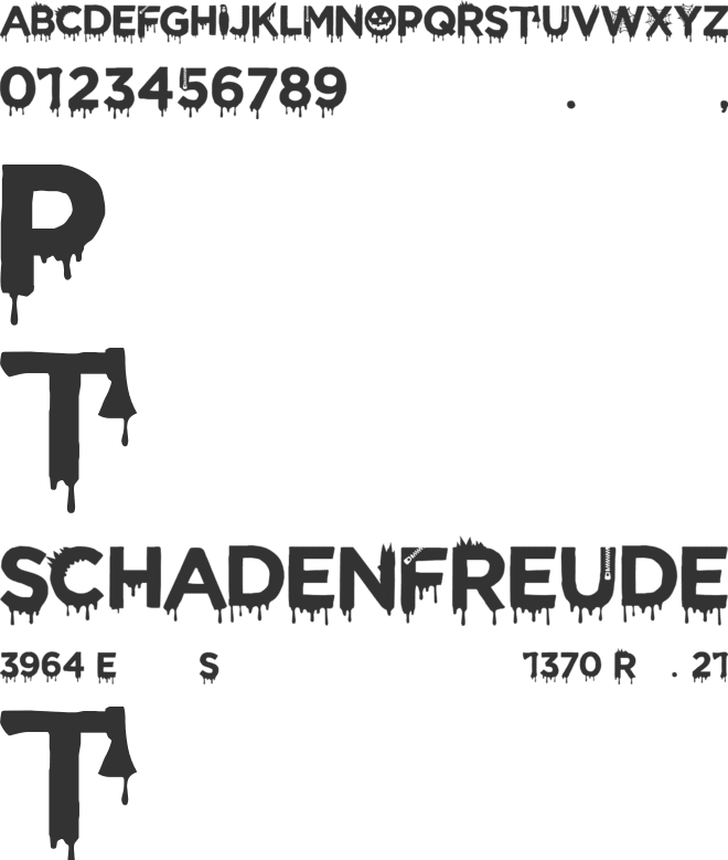 CF Halloween font preview