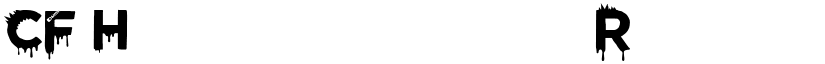 CF Halloween Regular font