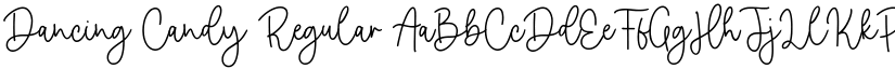 Dancing Candy Regular font