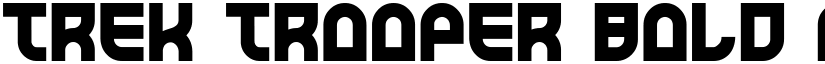 Trek Trooper Bold font