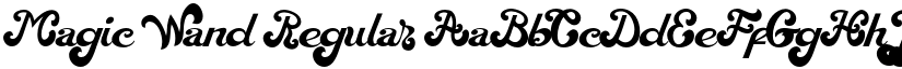 Magic Wand Regular font