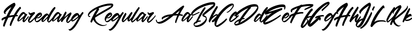 Haredang Regular font
