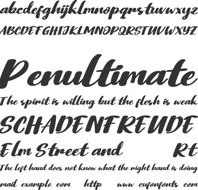 Qoprol Roll font preview