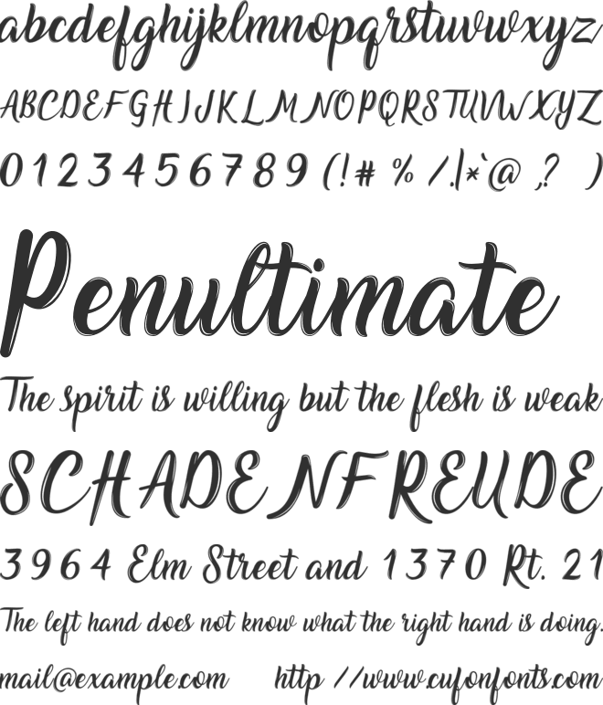 Jhoiboy font preview