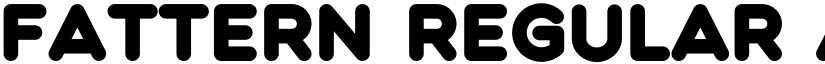 Fattern Regular font