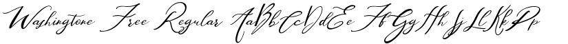 Washingtone Free Regular font