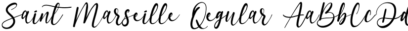 Saint Marseille Regular font