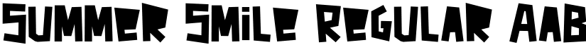 Summer Smile Regular font