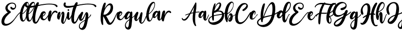 Ellternity Regular font