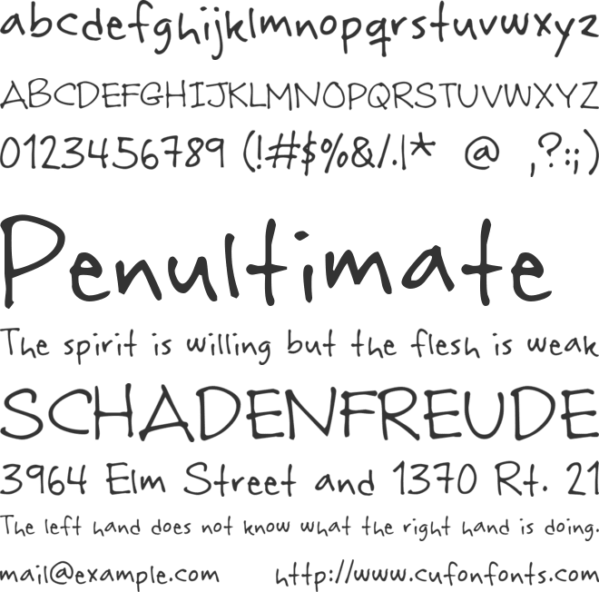 Rabiohead font preview