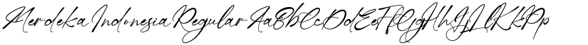 Merdeka Indonesia Regular font