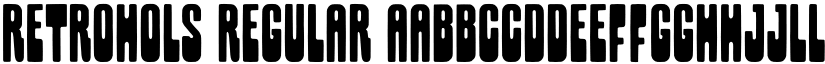 Retrohols Regular font