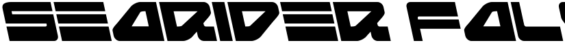 Searider Falcon Leftalic font