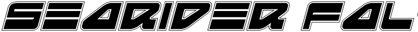 Searider Falcon Pro Italic font