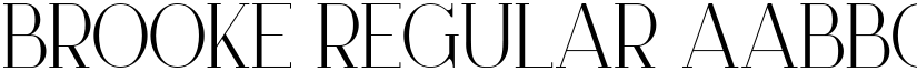 Brooke Regular font