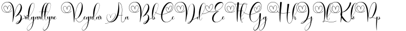 Brilganttyne Regular font