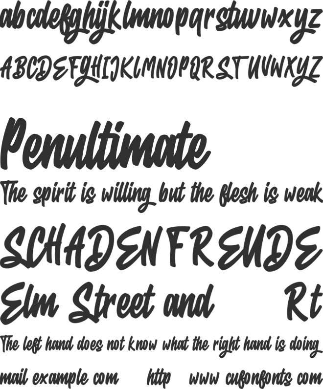 Eighties FREE font preview