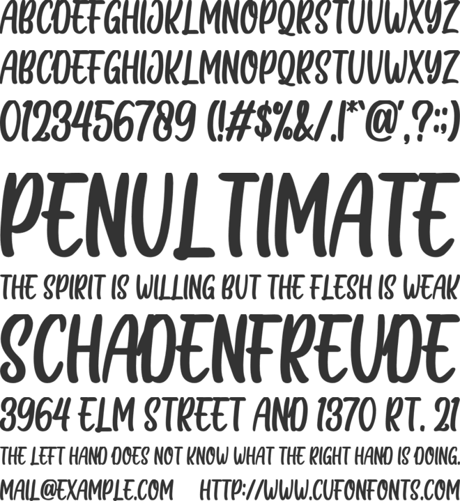 CITCAT font preview