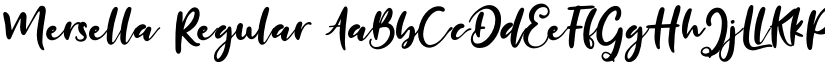 Mersella Regular font